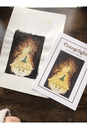Print A5 "Courgelight"