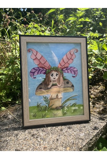 "Fée sur Champignon" –...