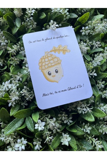 Carte "Gland d'or" -...