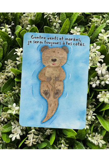 Carte "Contre vents et...