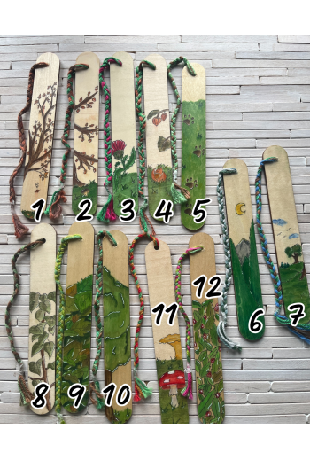 Marque-page bois Végétal