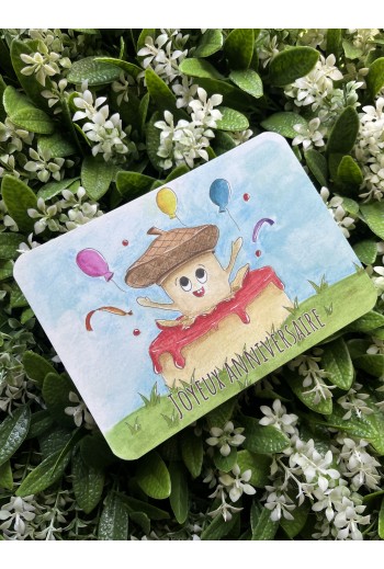 Carte "Joyeux anniversaire"